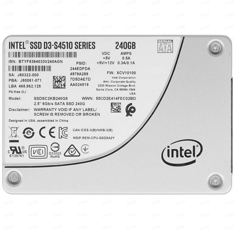 Intel SSDSC2KB240G801 